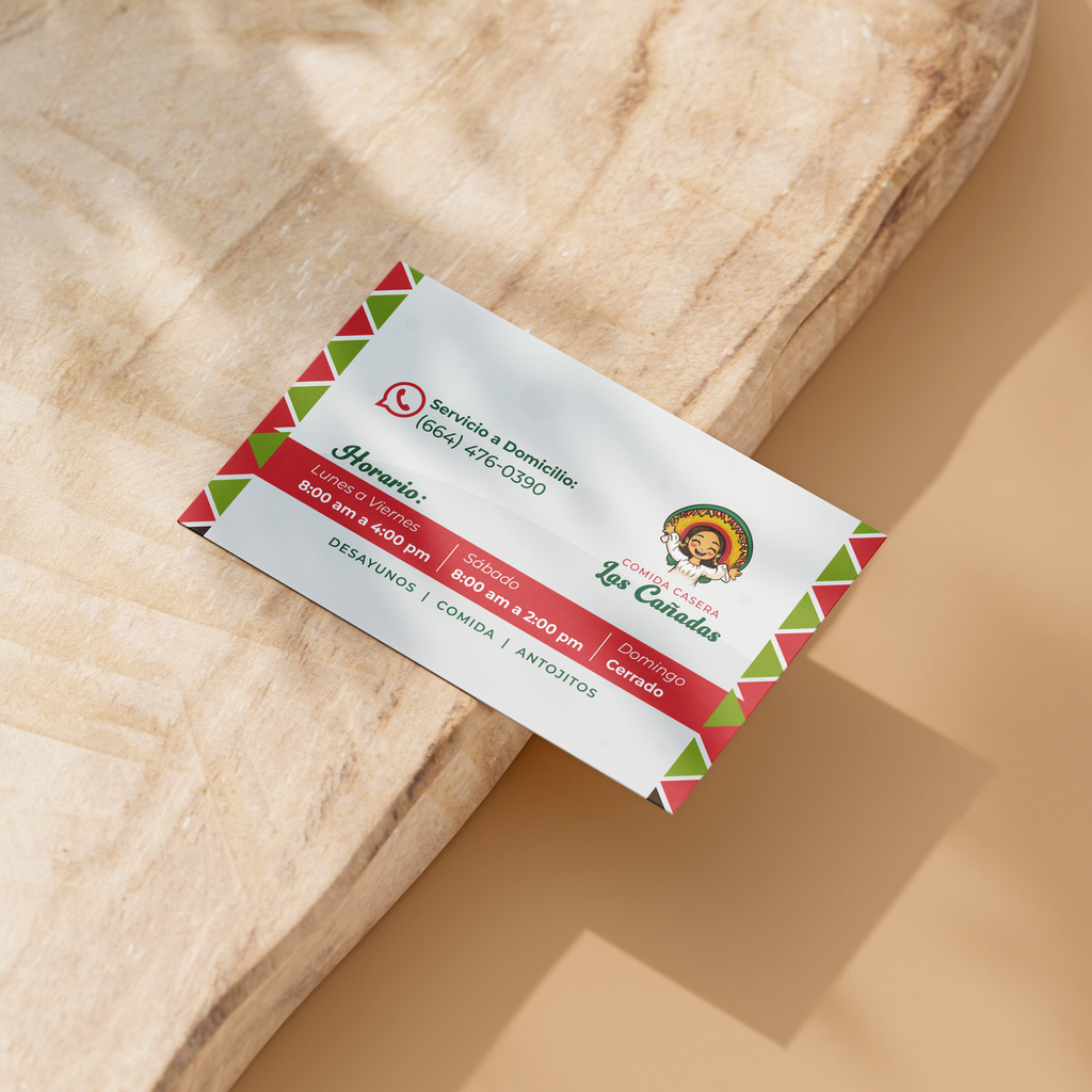 Tarjetas de presentación Regulares (Un solo lado)  | 1000 piezas | Impresas en 3 días hábiles